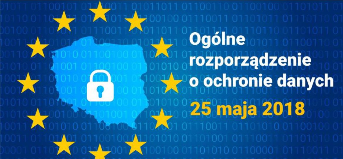 Zdjęcie przedstawia informator dotyczący ogólnego rozporządzenia o RODO z dnia 25 maja 2018 roku