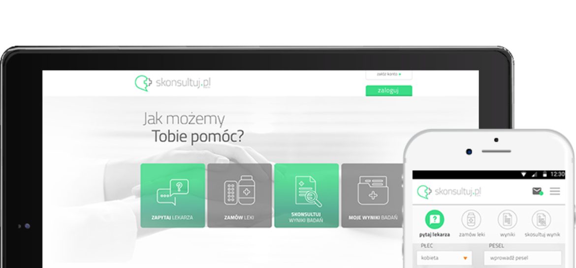 Zdjęcie przedstawia zrzut ekranu z portalu skonsultuj.pl